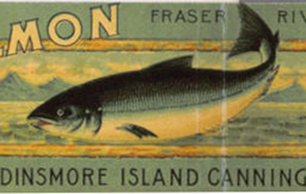 Étiquette de boîte de conserve présentant l'image d'une rose rouge.